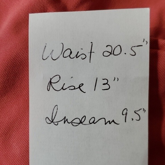 J. MCLAUGHLIN PINK LIGHT RED COTTON SHORTS MEN'S SIZE 42 FLAT FRONT PREPPY - Picture 8 of 8